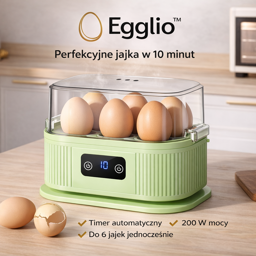 Egglio™ – Inteligentny Garnek do Gotowania Jajek